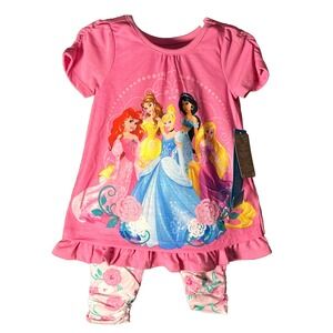 Disney Store Princess Pajama Set for Girls Size 2 New